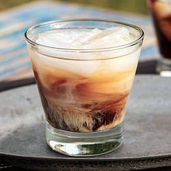 Black and White Italian Cocktail