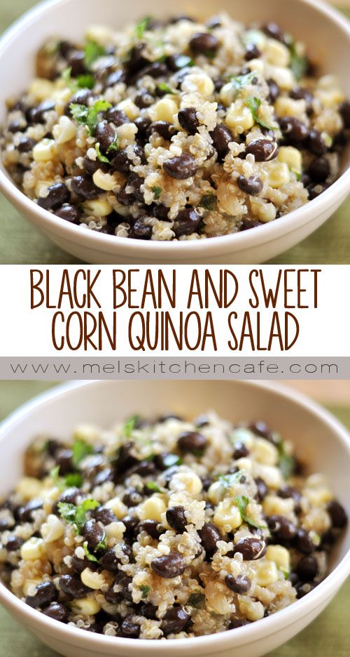 Black Bean and Sweet Corn Quinoa Salad