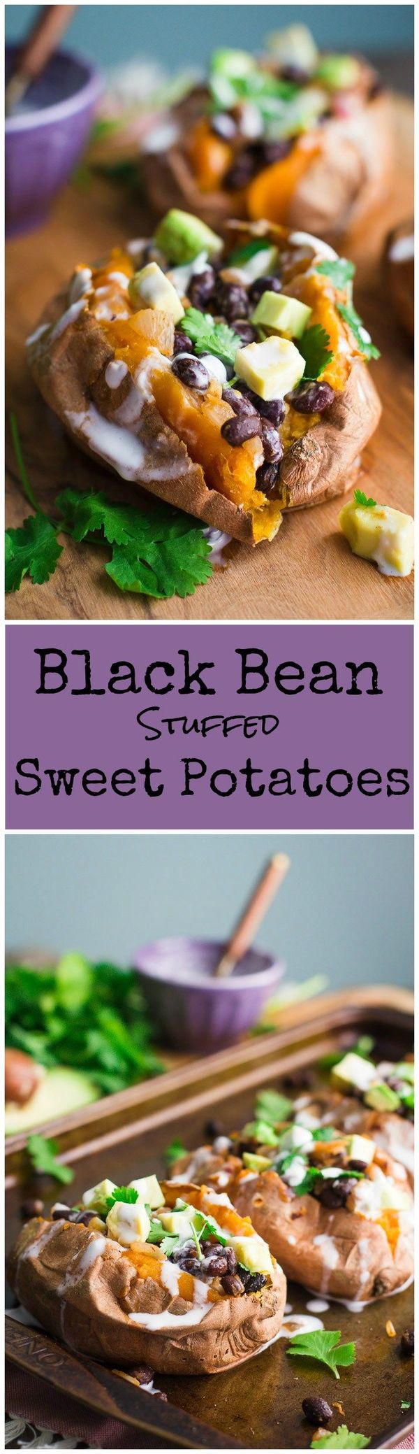 Black Bean Stuffed Sweet Potatoes