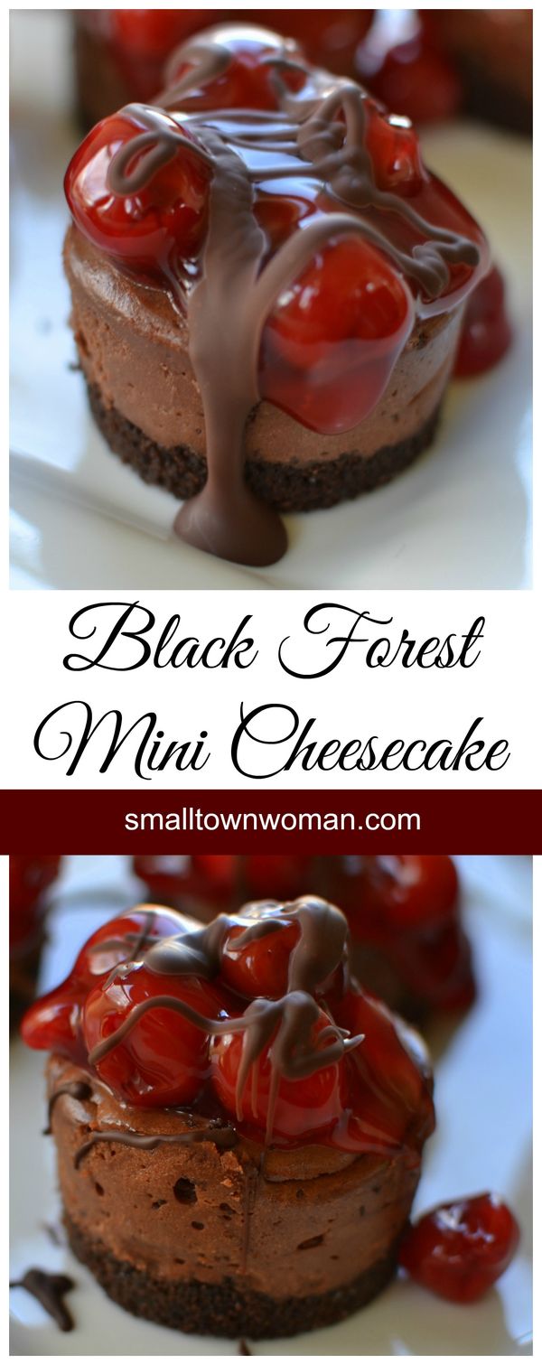 Black Forest Mini Cheesecakes