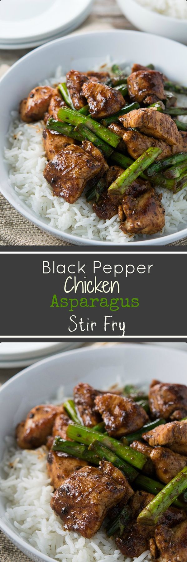 Black Pepper Chicken and Asparagus Stir Fry