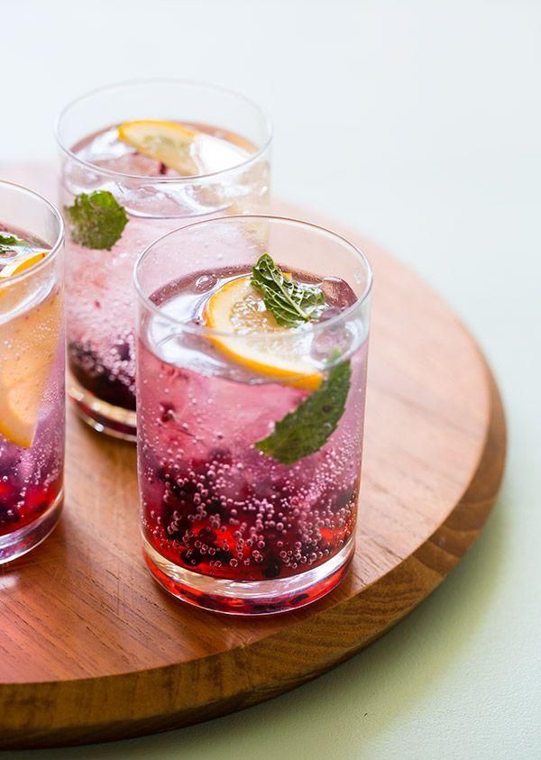 Blackberry & Meyer Lemon Gin & Tonics