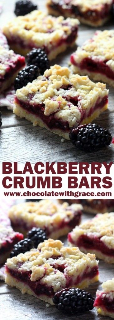 Blackberry Crumb Bars