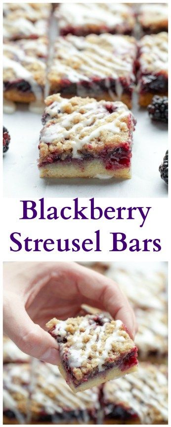 Blackberry Streusel Bars