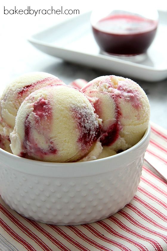 Blackberry Swirl Ice Cream