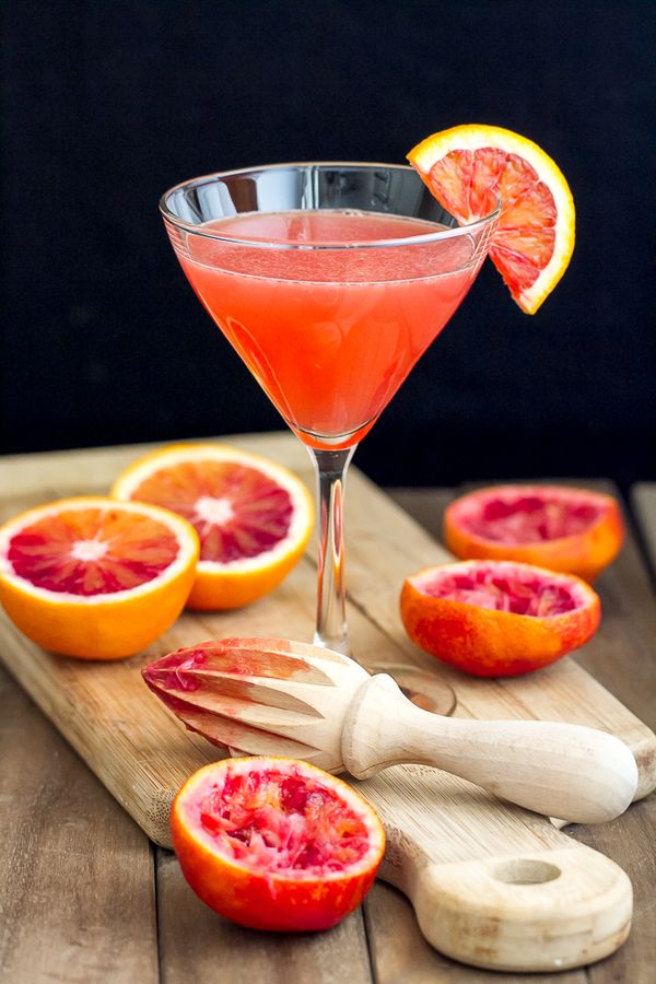 Blood Orange Martini