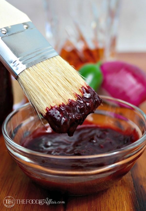 Blueberry Bourbon Barbecue Sauce