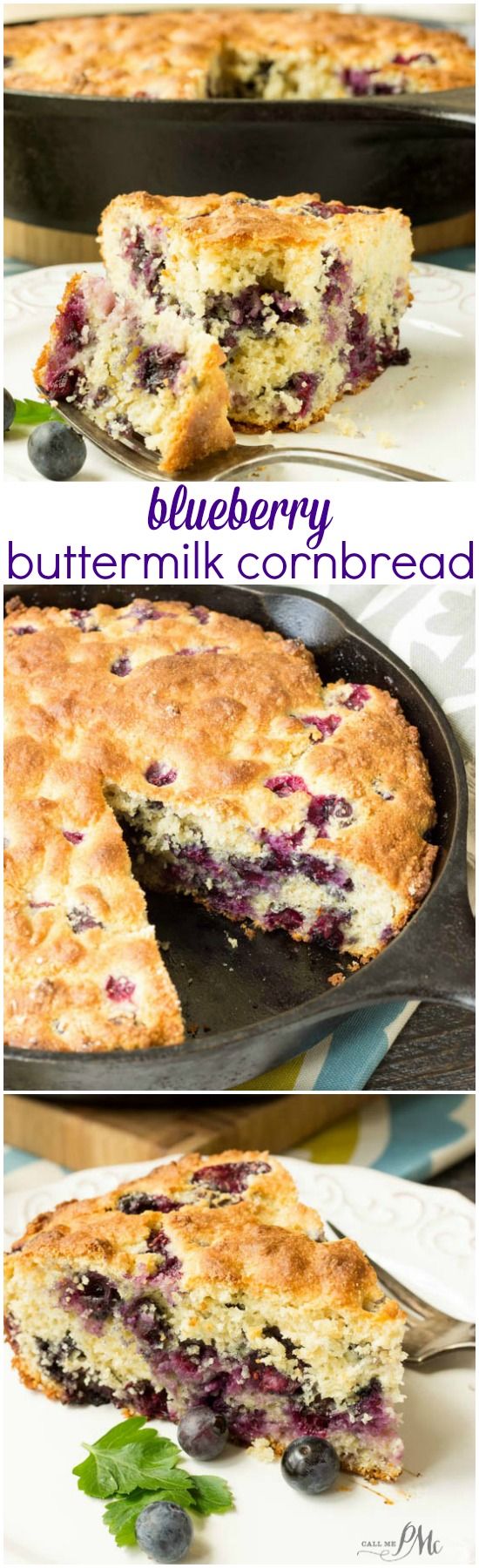 Blueberry Buttermilk Cornbread