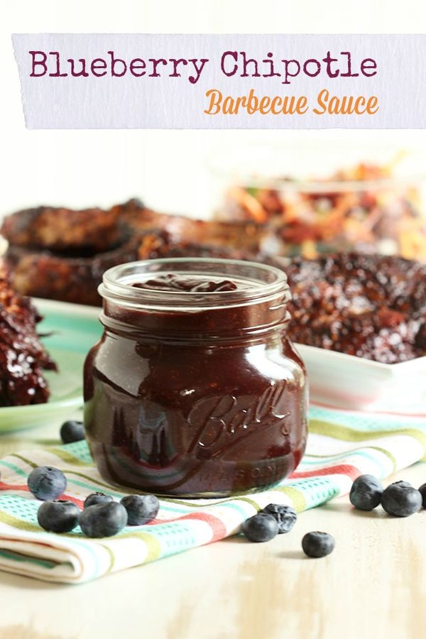 Blueberry Chipotle Barbecue Sauce