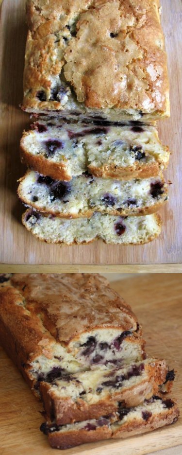 Blueberry Cream Cheese Bread