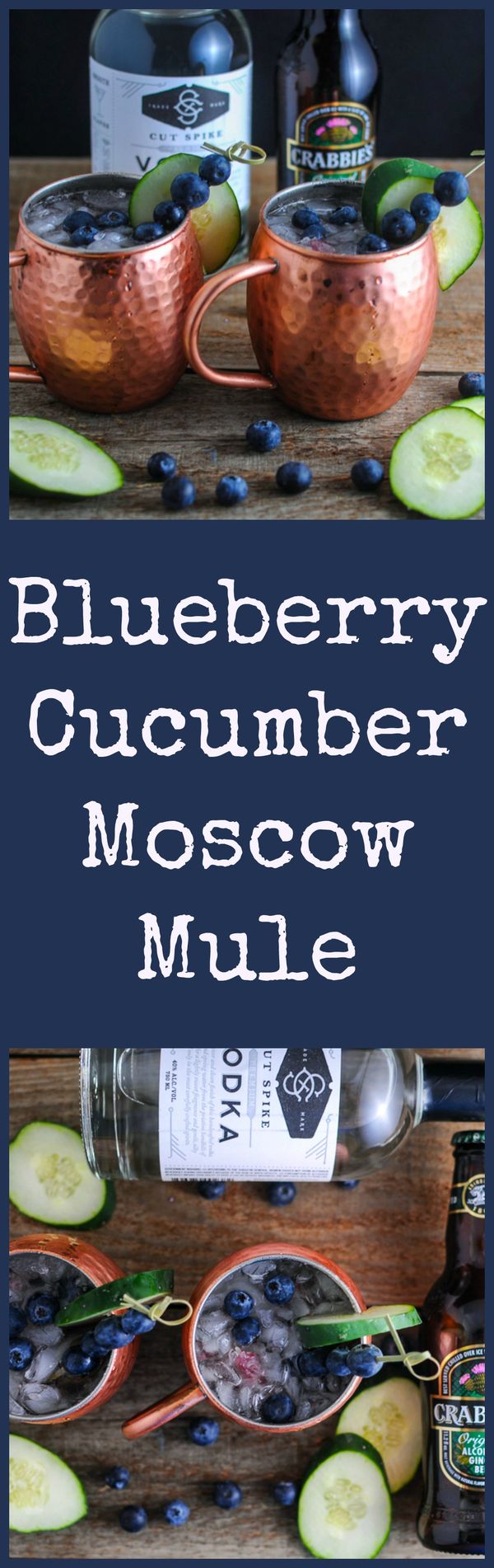 Blueberry Cucumber Moscow Mule