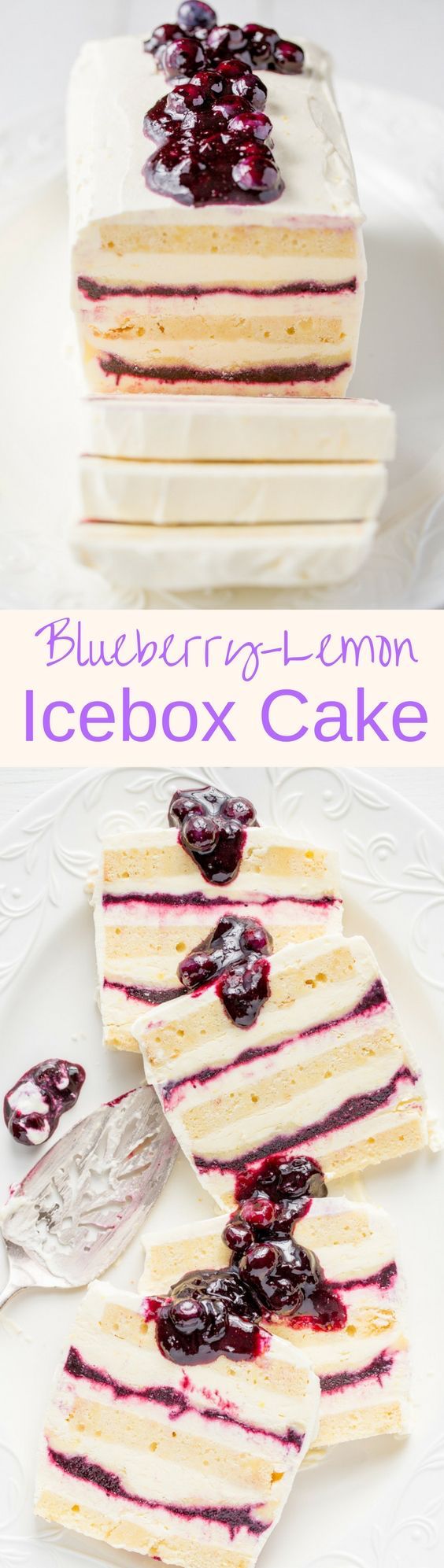 Blueberry-Lemon Icebox Cake