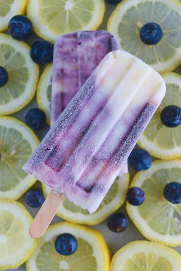 Blueberry Lemon Popsicle