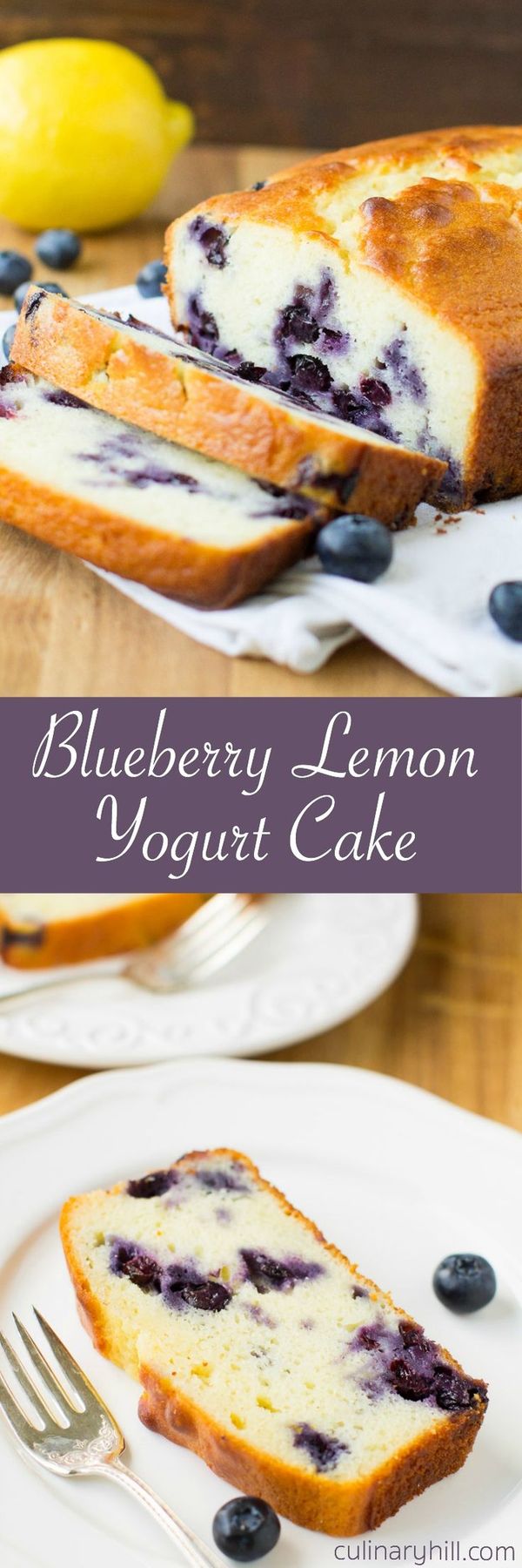 Blueberry Lemon Yogurt Cake