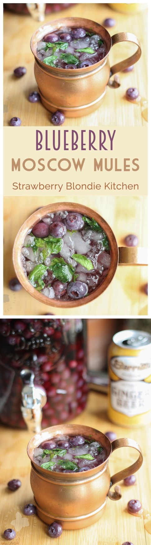 Blueberry Moscow Mules