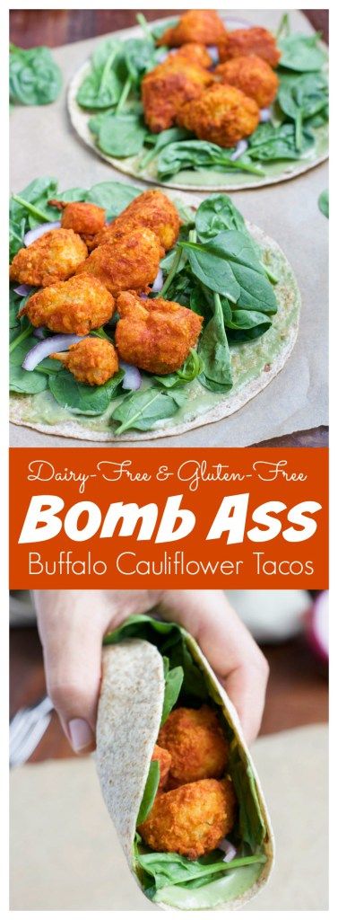 Bomb Ass Buffalo Cauliflower Tacos