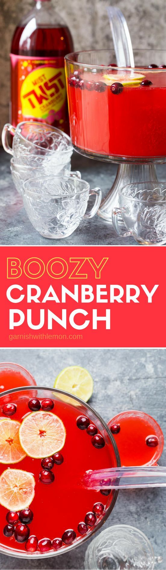 Boozy Cranberry Punch