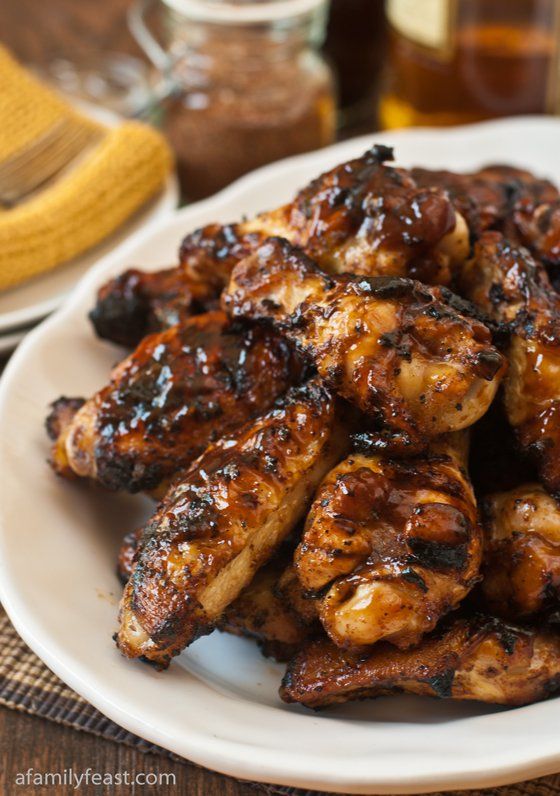 Bourbon Spice Barbecue Chicken Wings