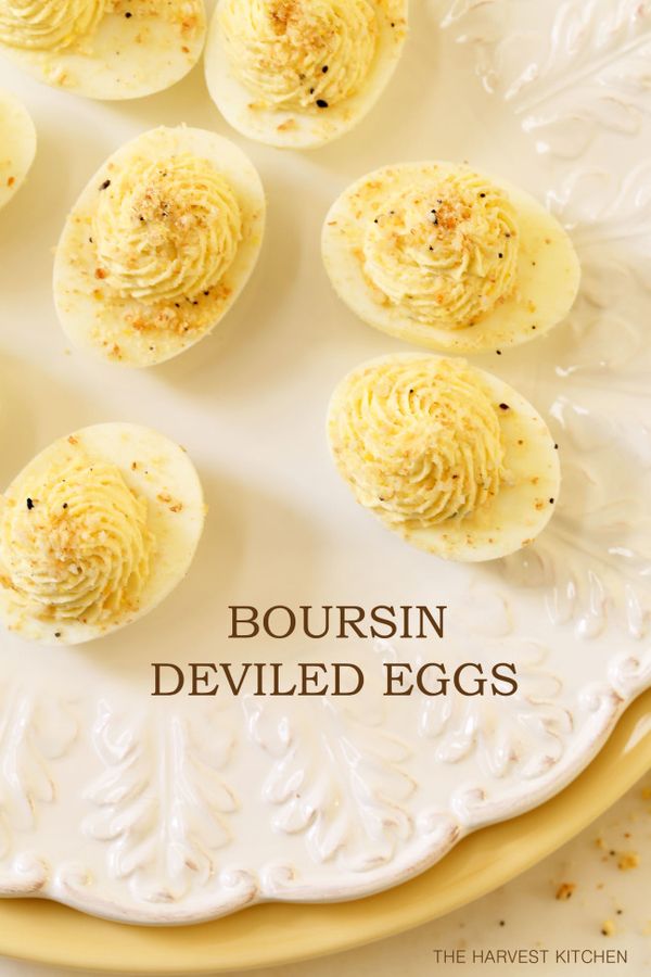 Boursin Deviled Eggs