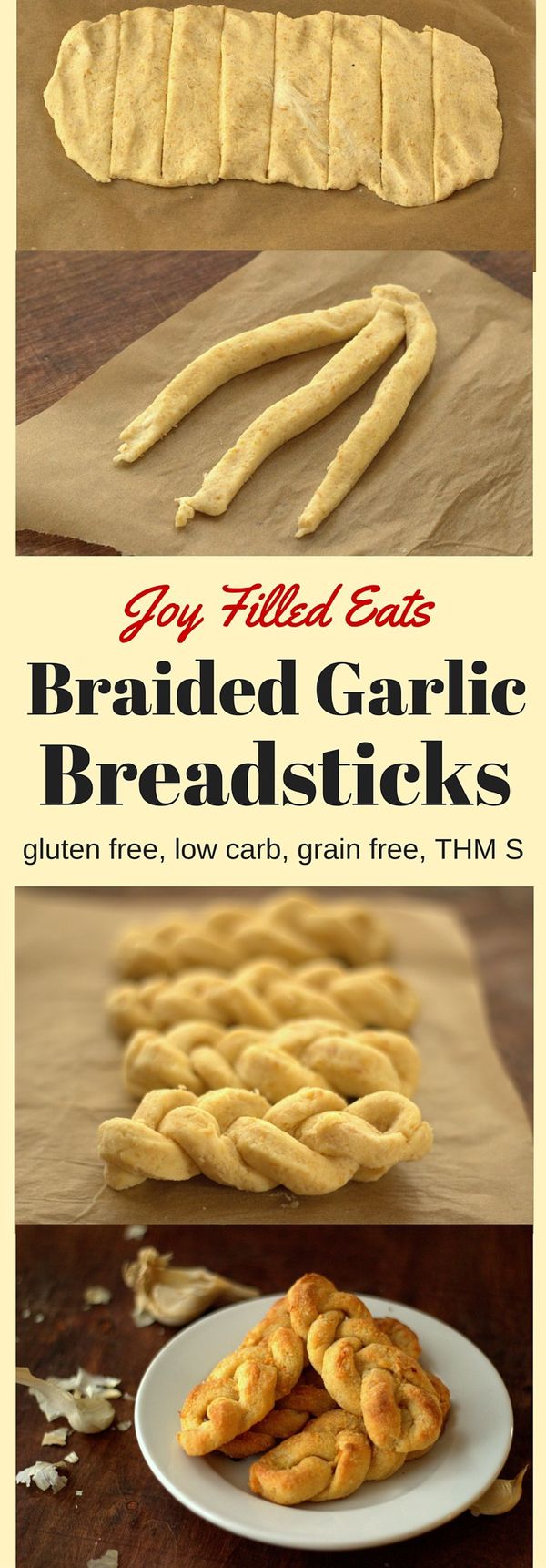 Braided Garlic Breadsticks