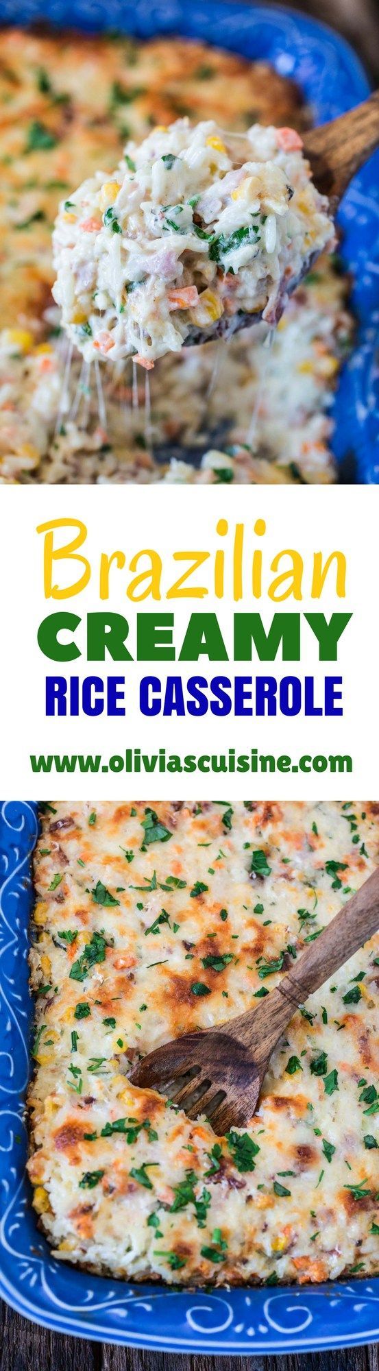 Brazilian Creamy Rice Casserole