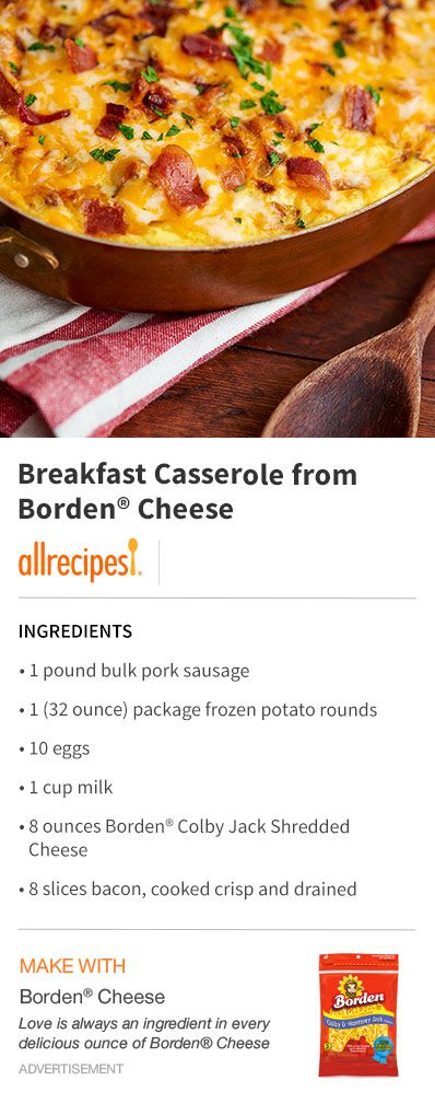 Breakfast Casserole from Borden® Cheese