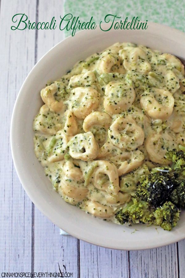 Broccoli Alfredo Tortellini