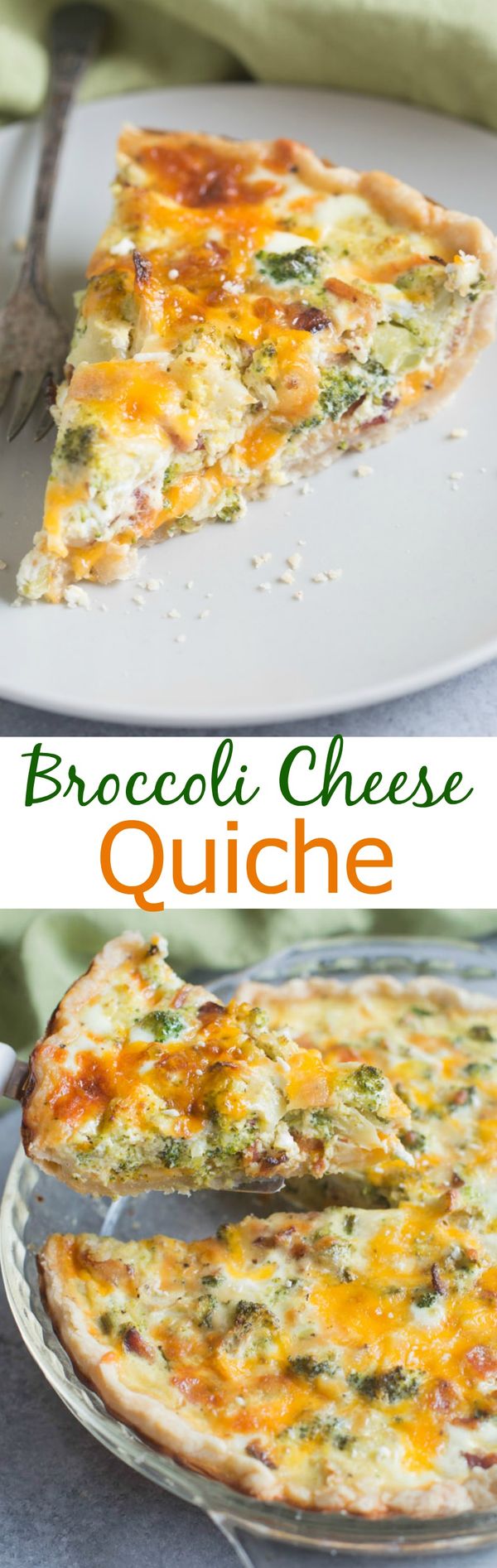 Broccoli Cheese Quiche