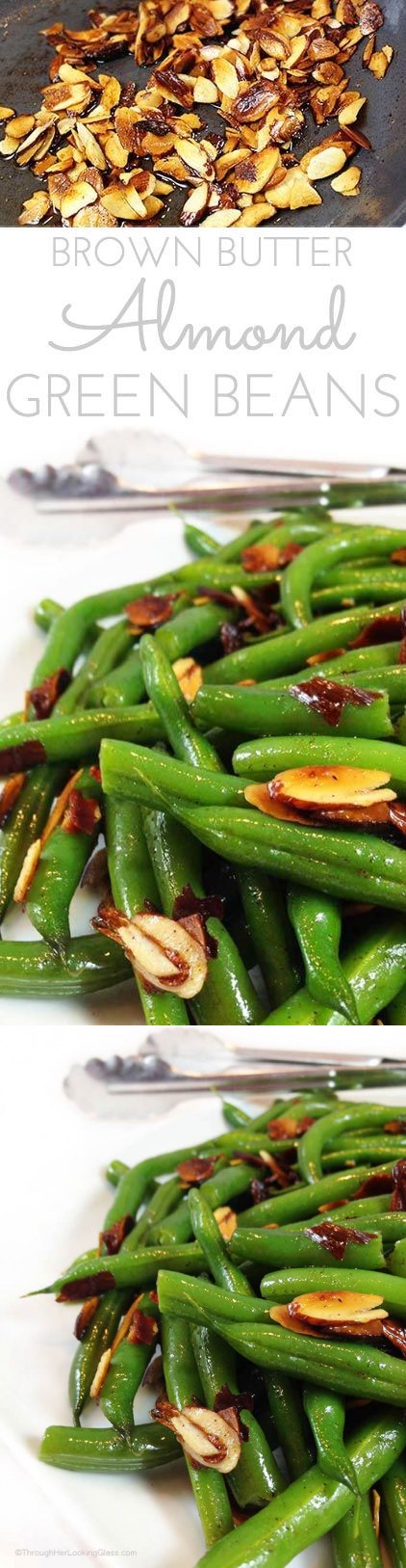 Brown Butter Almond Green Beans