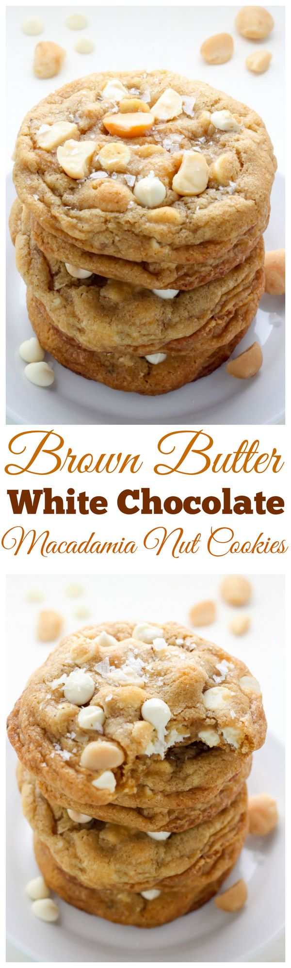 Brown Butter White Chocolate Macadamia Nut Cookies