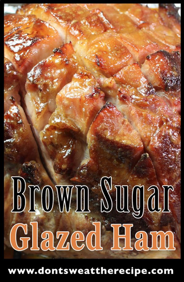 Brown Sugar and Mustard Glazed Baked Ham