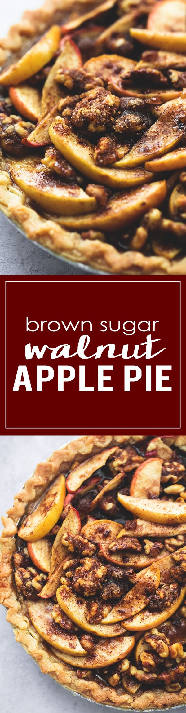 Brown Sugar Walnut Apple Pie