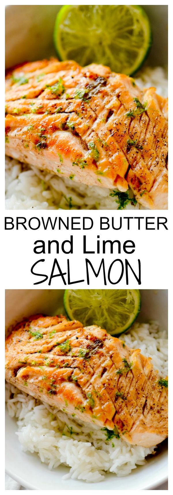 Browned Butter and Lime Salmon
