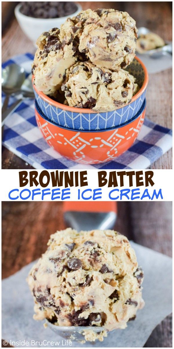 Brownie Batter Coffee Ice Cream