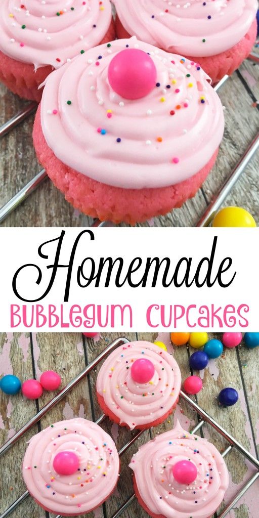 Bubblegum Cupcakes