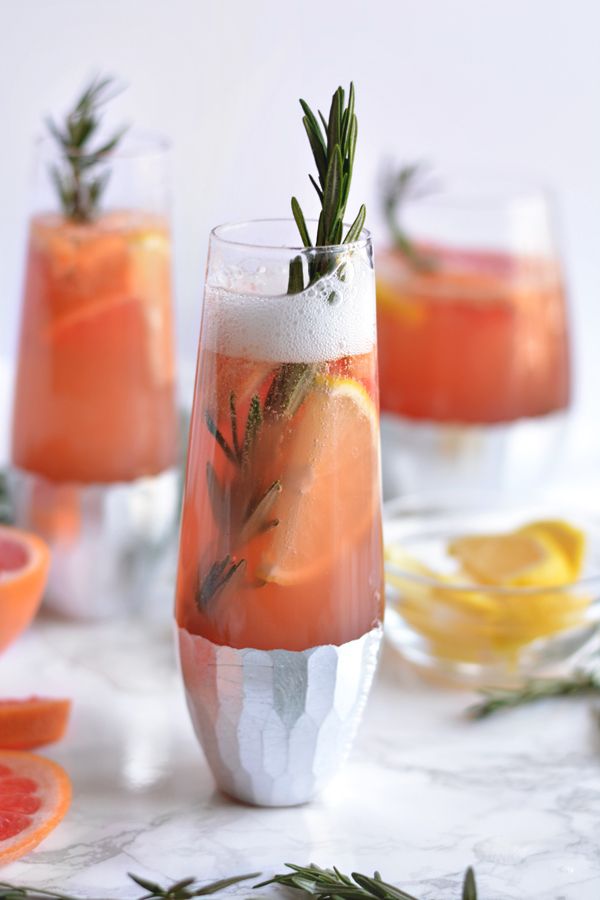 Bubbly Winter Citrus Sangria