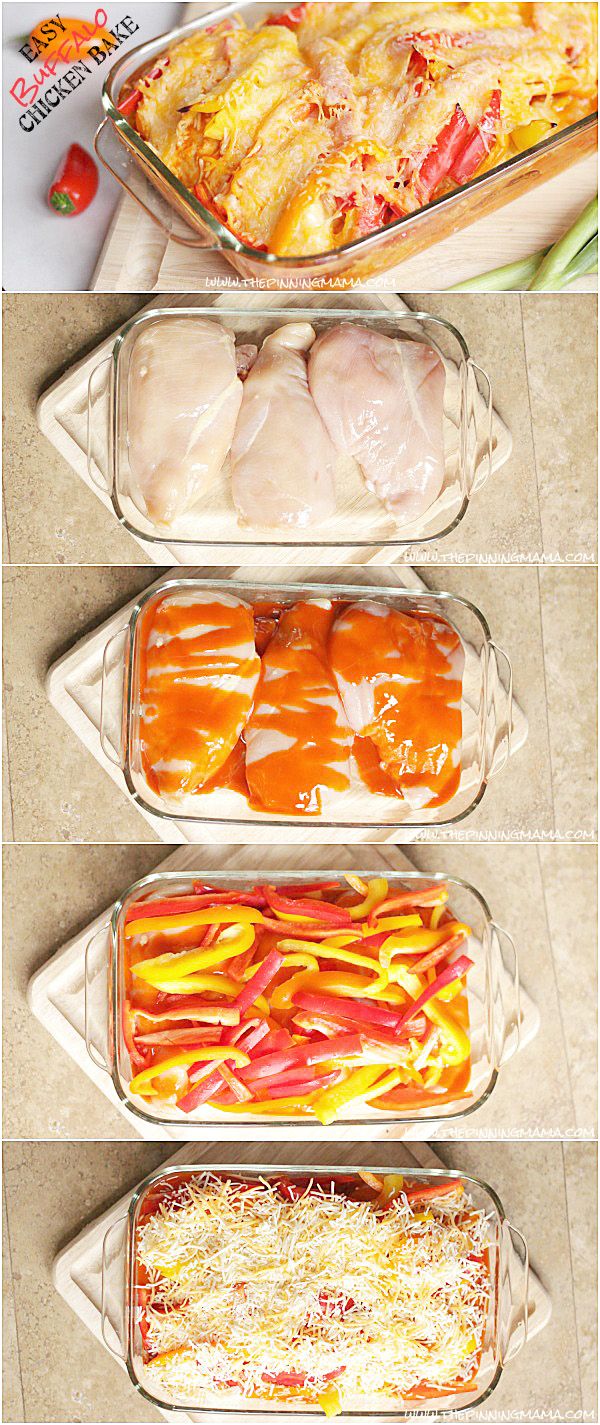 Buffalo Chicken Bake