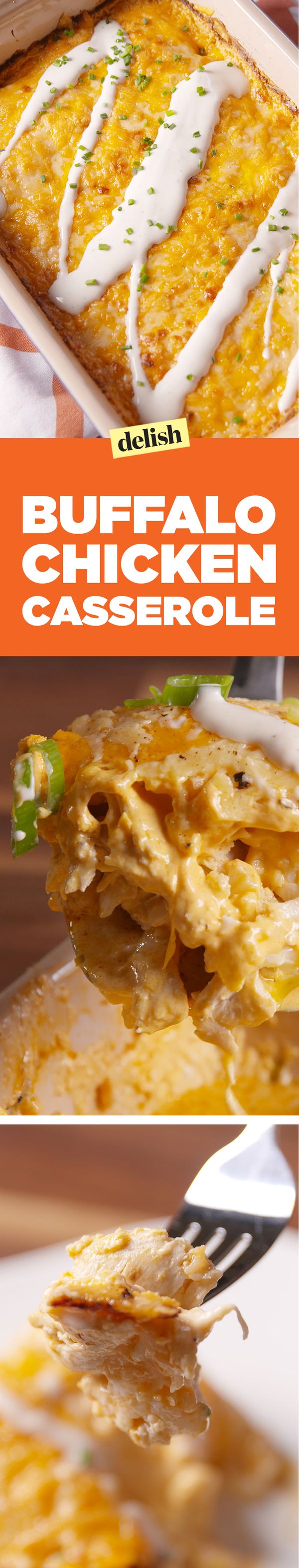 Buffalo Chicken Casserole