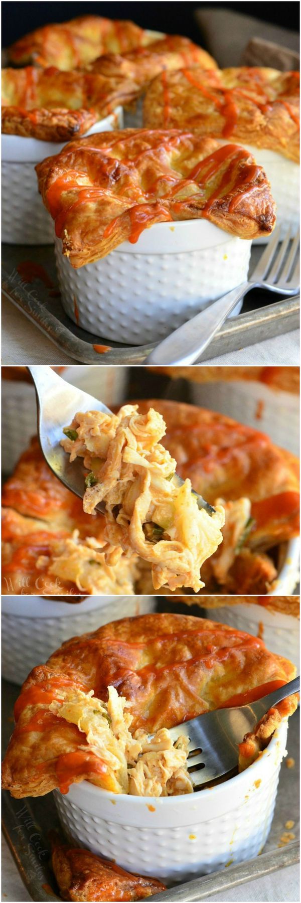 Buffalo Chicken Pot Pie