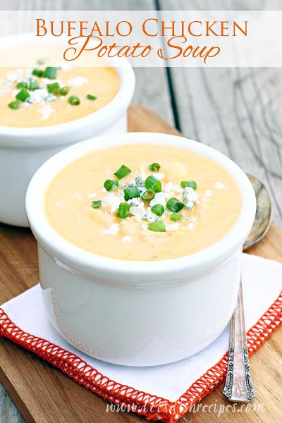 Buffalo Chicken Potato Soup