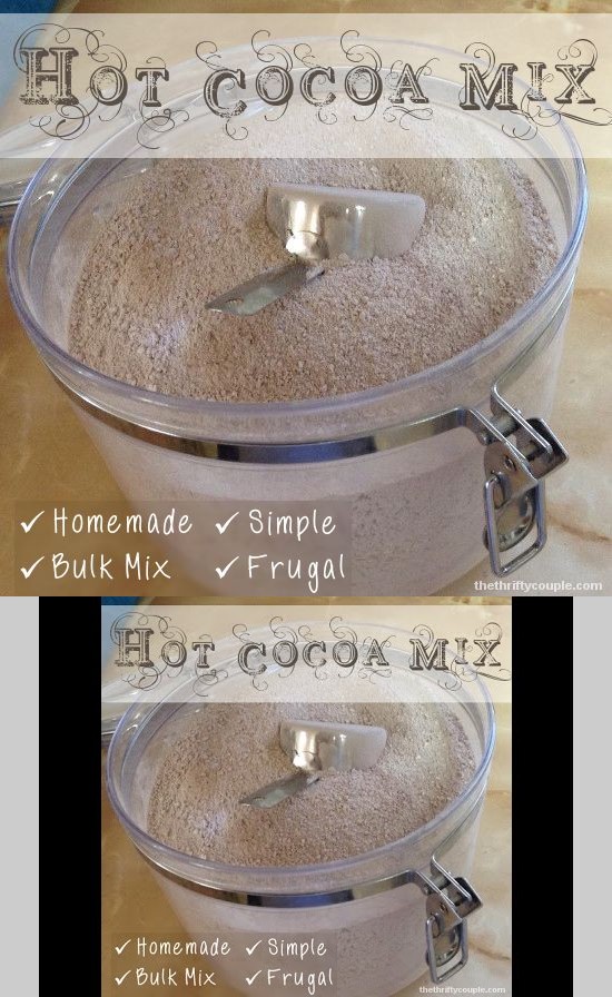 Bulk Homemade Hot Cocoa Mix