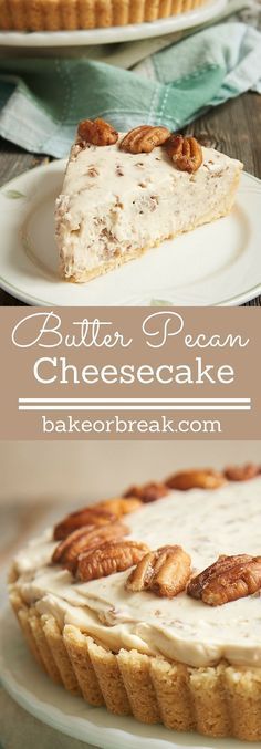 Butter Pecan Cheesecake