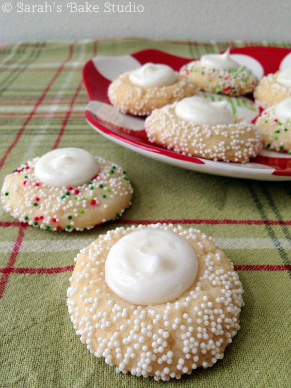 Buttercream Thumbprint Sugar Cookies