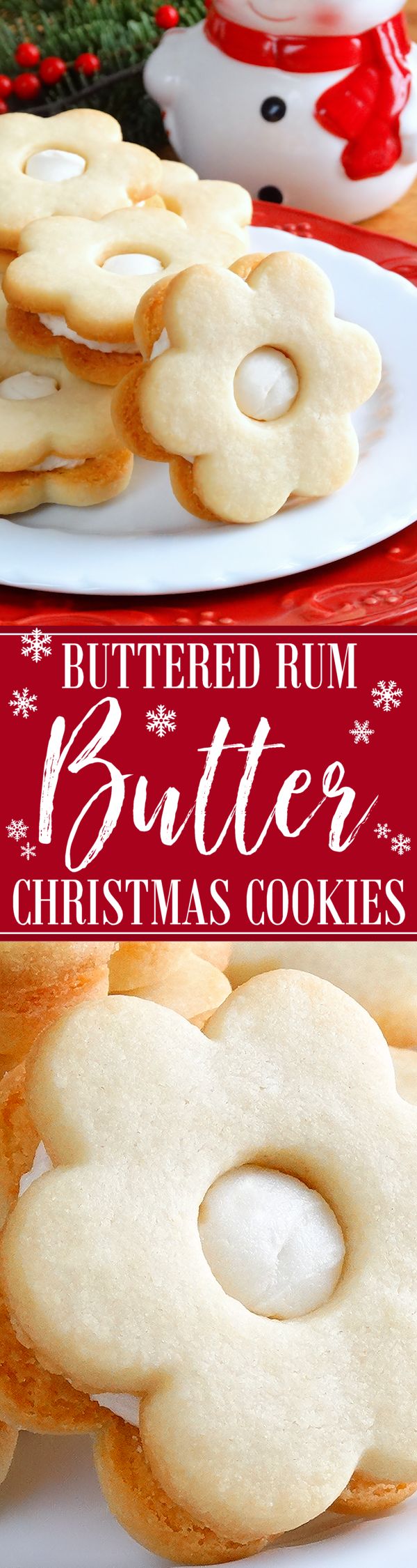 Buttered Rum Butter Cookies