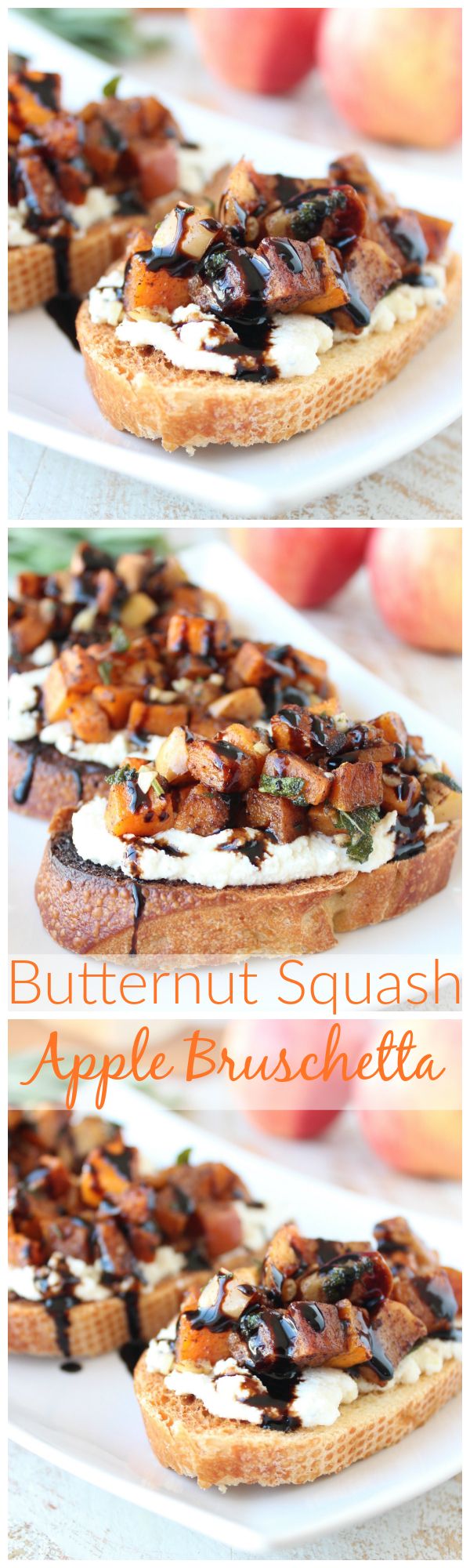 Butternut Squash Apple Bruschetta