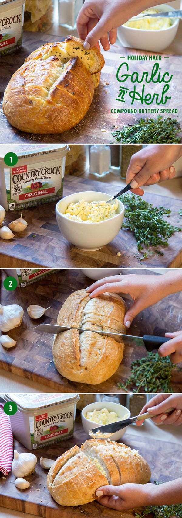 Buttery Compound Garlic 'N Herb Spread