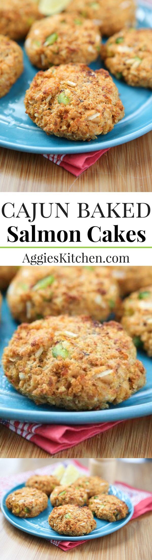 Cajun Baked Salmon Cakes