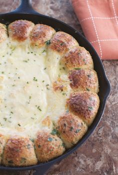 Cajun Crab Dip with Garlic-Herb Roll Dippers