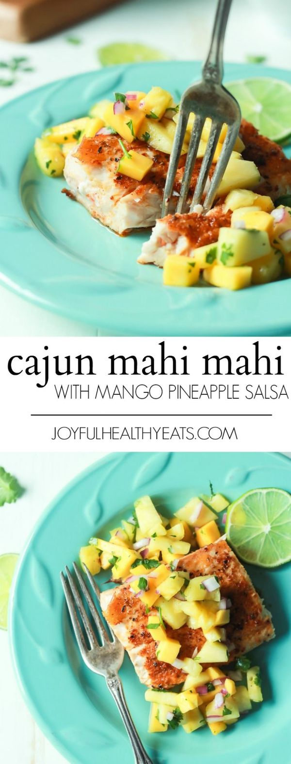 Cajun Mahi Mahi with Mango Pineapple Salsa