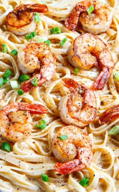 Cajun Shrimp Fettuccine Alfredo